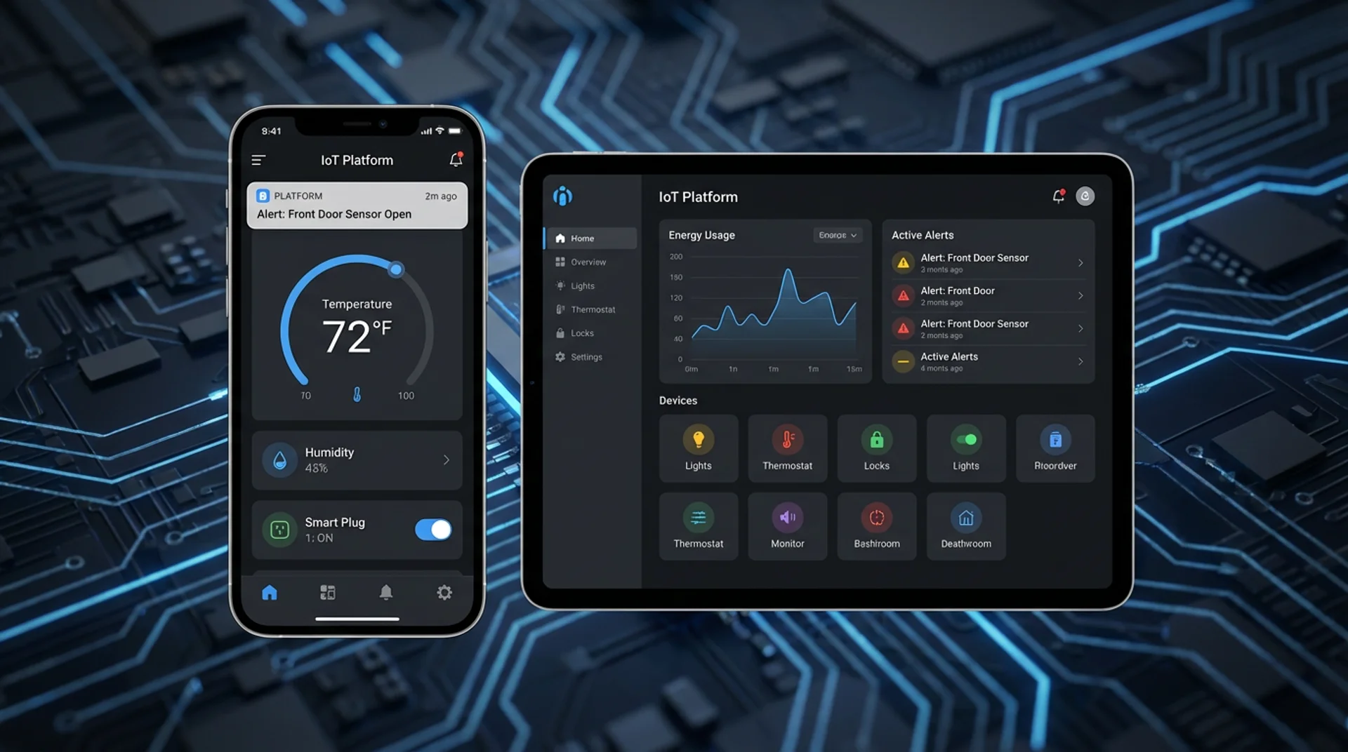 Custom industrial software platform interface